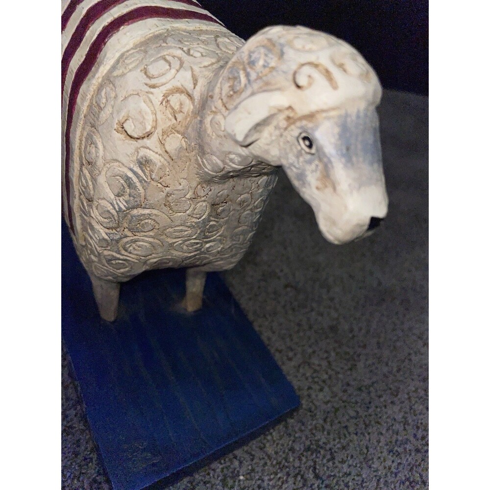 Betsy Of Ross Primitive Folk Art By David, David Harden Ohio Artist - Picture 5 of 6